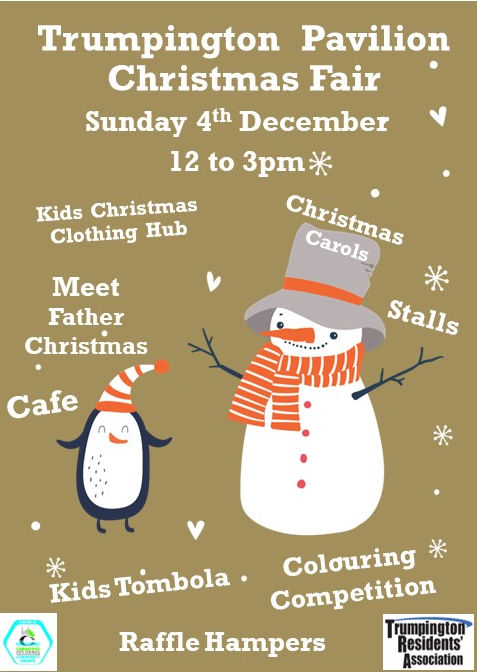 Trumpington Pavilion Christmas Fair, 4 December 2022.