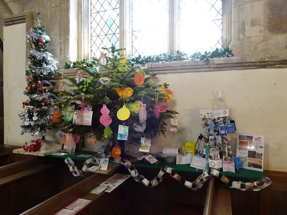 Christmas Tree Festival in the Parish Church. Photo: Andrew Roberts, 15 December 2023.