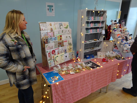 Trumpington Winter Fair, Trumpington Pavilion. Photo: Andrew Roberts, 5 December 2021.
